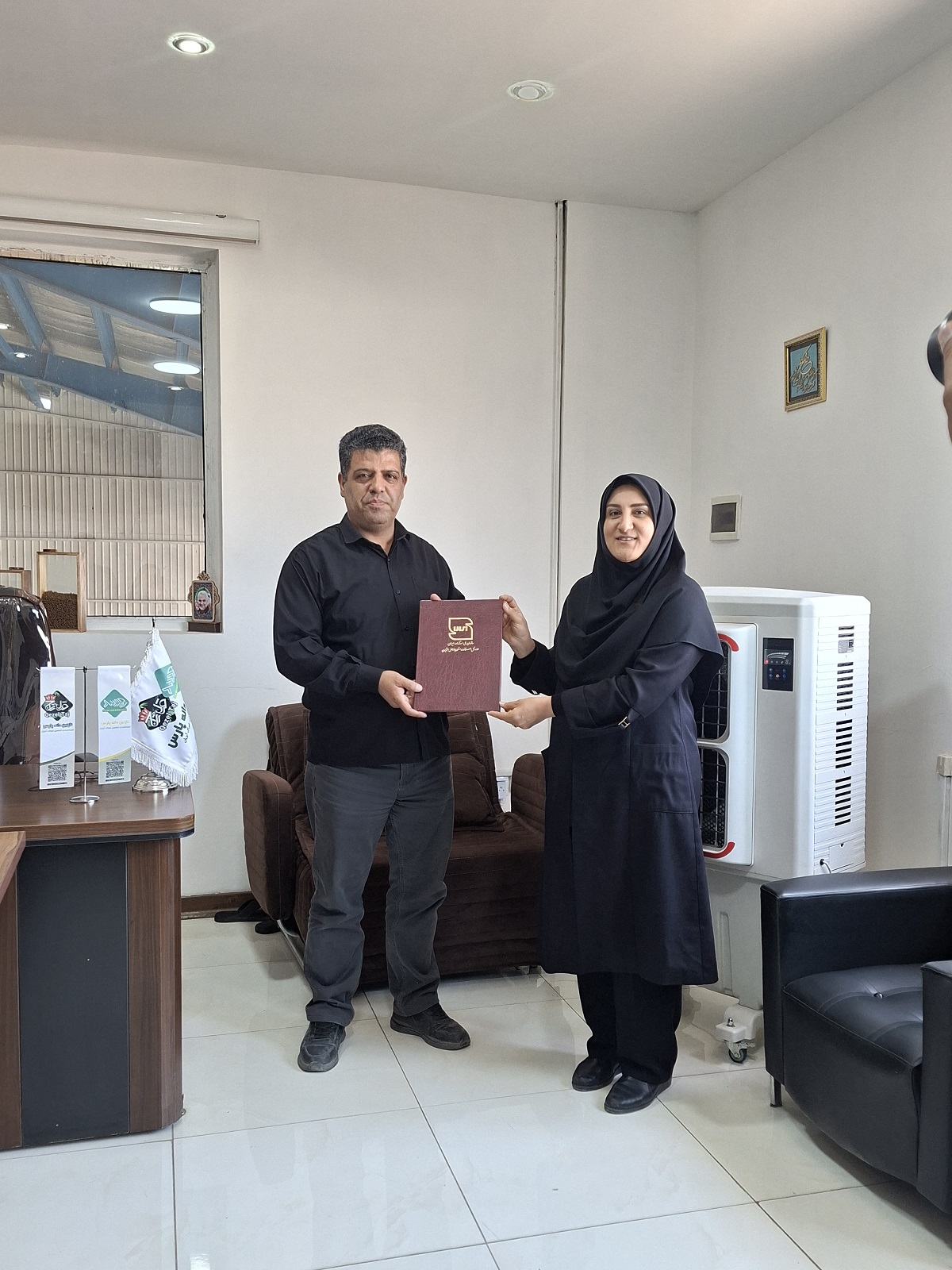 بازدید مدیر عامل اداره استاندارد